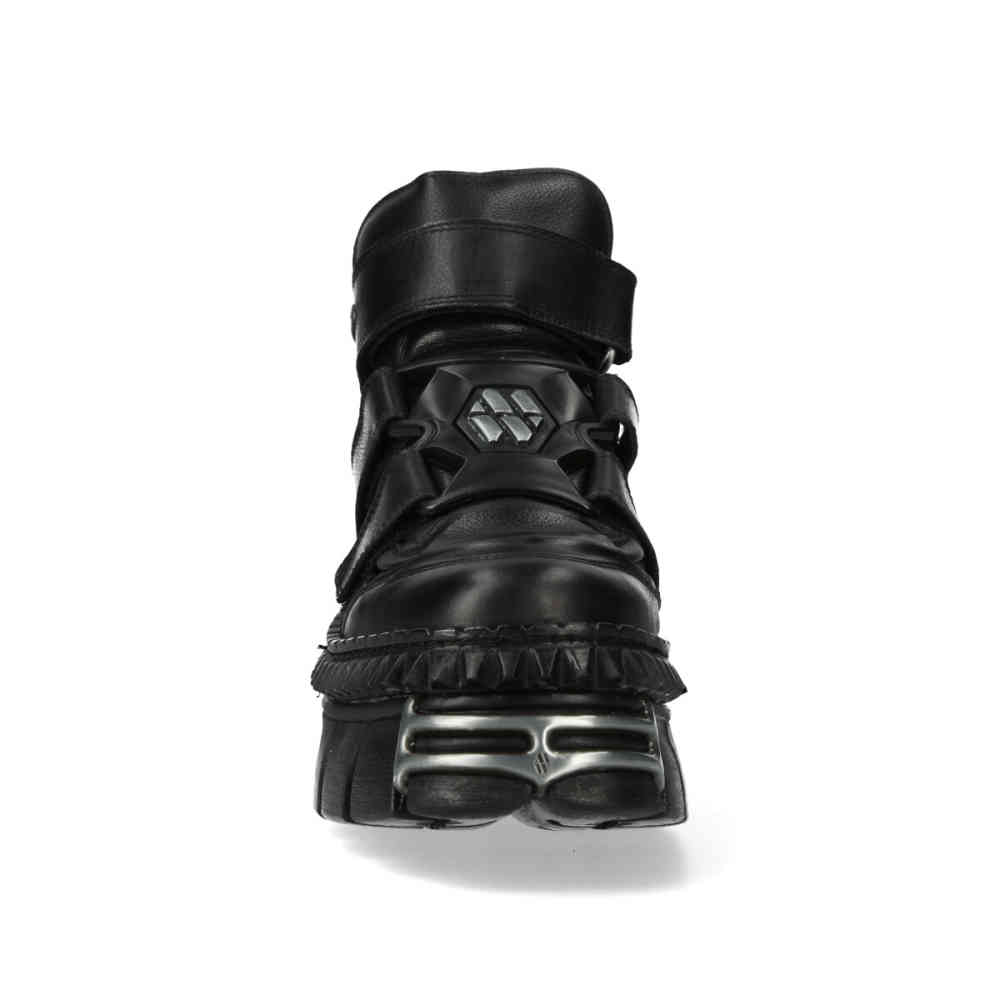 New Rock - M-WALL285-S9 Plateau Laarzen - Zwart